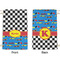 Racing Car Small Laundry Bag - Front & Back View