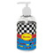 Racing Car Plastic Soap / Lotion Dispenser (8 oz - Small - White) (Personalized)