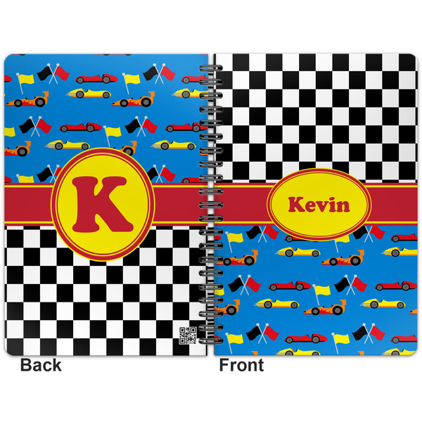 Racing Car Spiral Journal 7 x 10 - Apvl