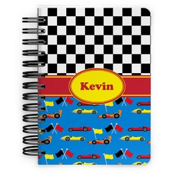 Racing Car Spiral Notebook - 5x7 w/ Name or Text