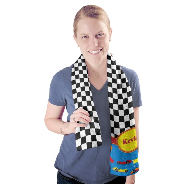 Racing Car Sport Towel - Exercise use - Model