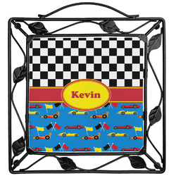 Racing Car Square Trivet (Personalized)