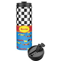 Racing Car Stainless Steel Skinny Tumbler (Personalized)