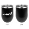 Racing Car Stainless Wine Tumblers - Black - Single Sided - Approval