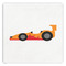Racing Car Paper Dinner Napkin - Front View