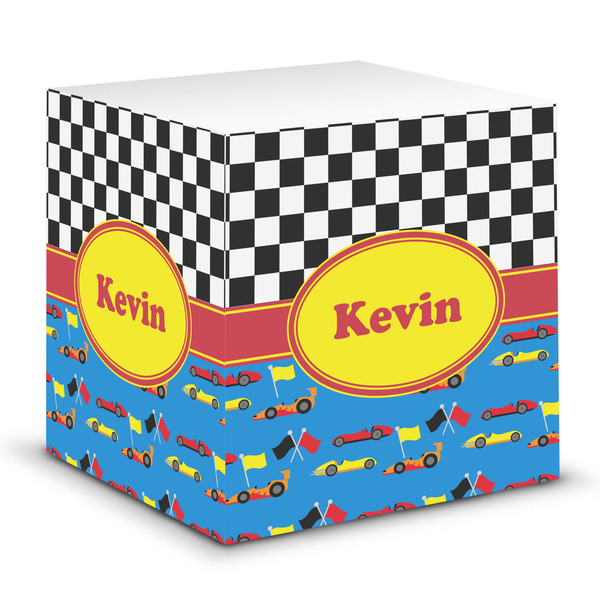 Custom Racing Car Sticky Note Cube (Personalized)
