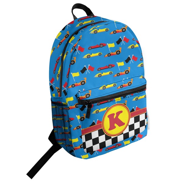 Custom Racing Car Student Backpack (Personalized)