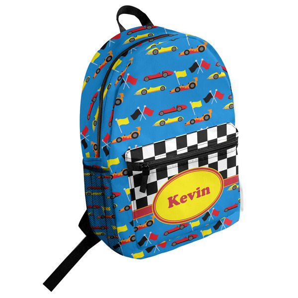 Custom Racing Car Student Backpack (Personalized)