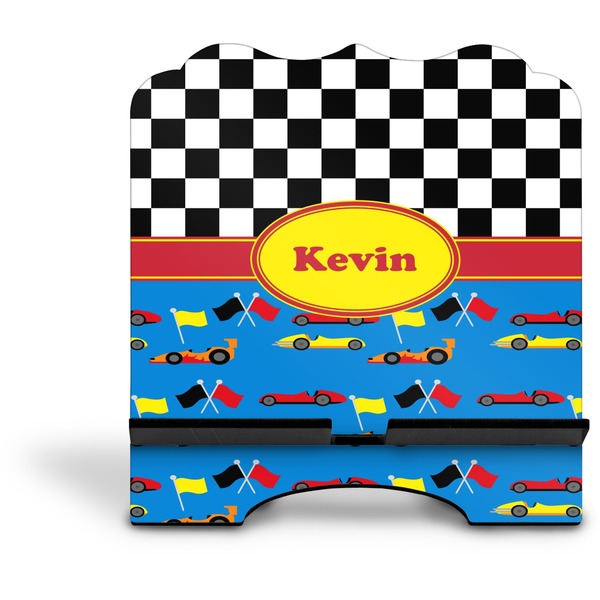 Racing Car Stylized Tablet Stand - Front without iPad