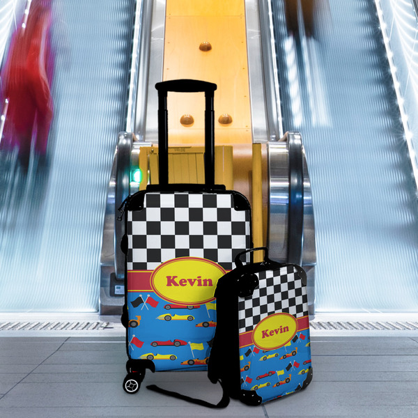 Racing Car Suitcase Set 4 - IN CONTEXT