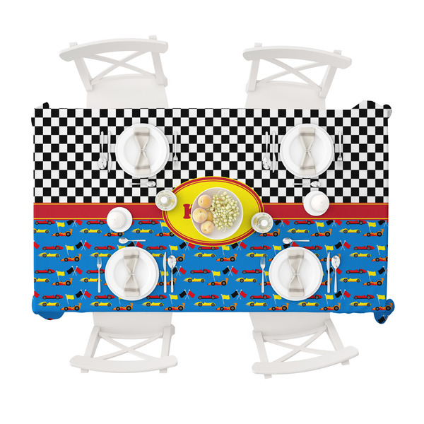 Racing Car Tablecloths (58"x102") - TOP VIEW