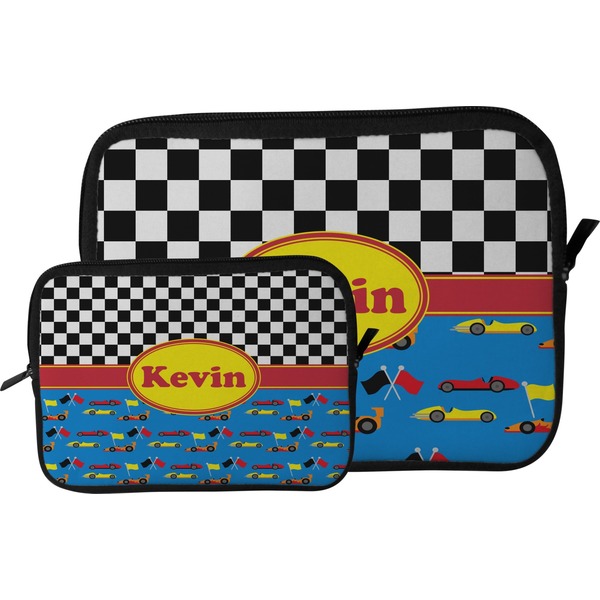Racing Car Tablet Sleeve (Size Comparison)