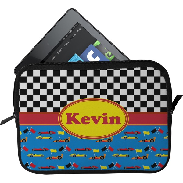 Custom Racing Car Tablet Case / Sleeve (Personalized)
