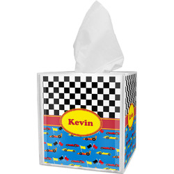 Racing Car Tissue Box Cover (Personalized)