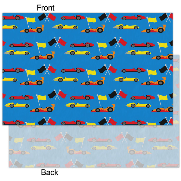Racing Car Tissue Paper - Heavyweight - XL - Front & Back