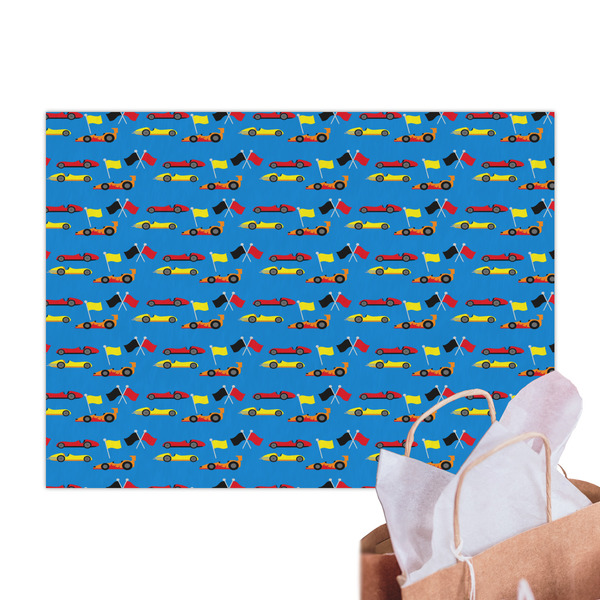 Racing Car Tissue Paper Sheets - Main