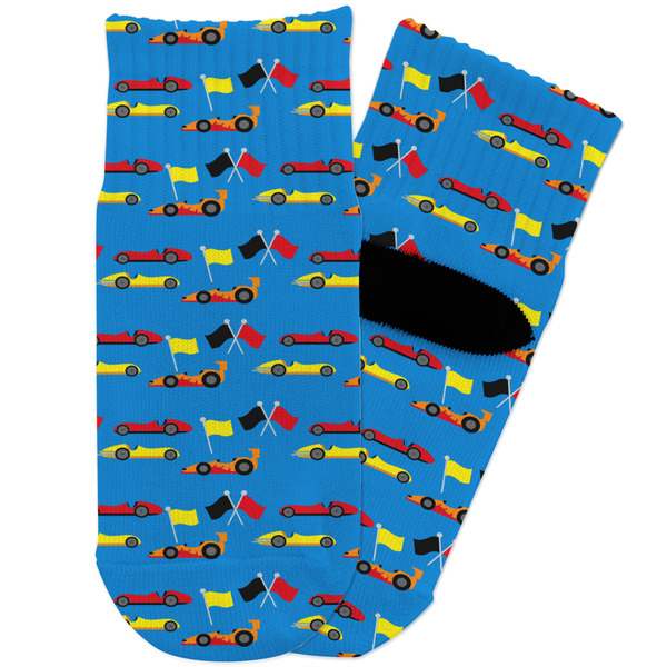 Custom Racing Car Toddler Ankle Socks
