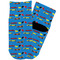 Racing Car Toddler Ankle Socks - Single Pair - Front and Back