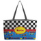 Racing Car Beach Totes Bag - w/ Black Handles (Personalized)