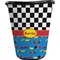 Racing Car Waste Basket - Single Sided (Black) (Personalized)