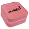 Racing Car Travel Jewelry Boxes - Leather - Pink - Angled View