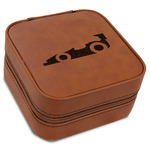 Racing Car Travel Jewelry Box - Rawhide Leather