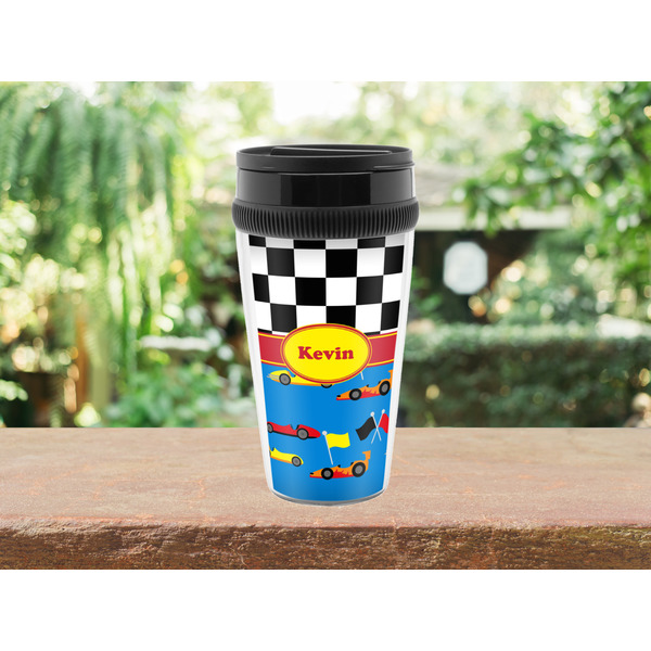 Racing Car Travel Mug Lifestyle (Personalized)