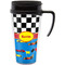 Racing Car Acrylic Travel Mug with Handle (Personalized)