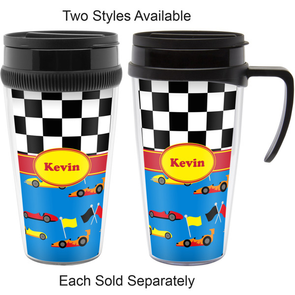Racing Car Travel Mugs - with & without Handle