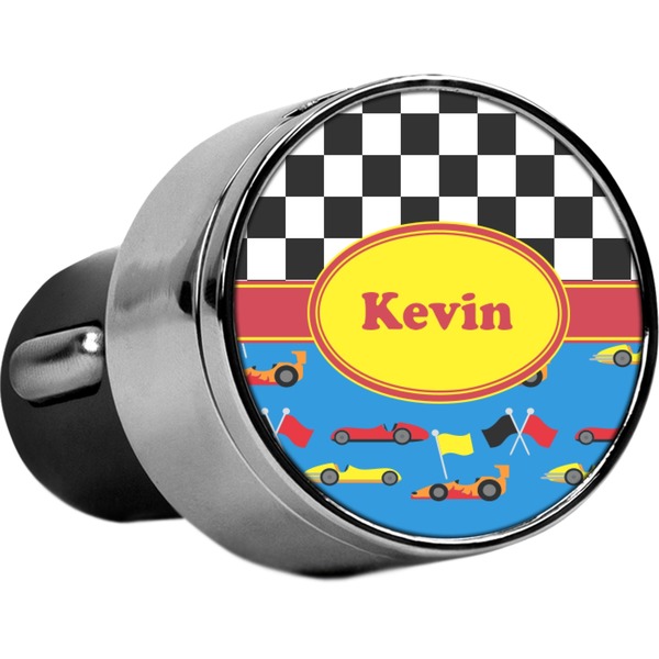 Custom Racing Car USB Car Charger (Personalized)