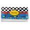 Racing Car Vinyl Check Book Cover - Front