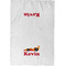 Racing Car Waffle Towel - Partial Print - Approval Image