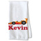 Racing Car Waffle Towel - Partial Print Print Style Image