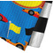 Racing Car Waffle Weave Towel - Closeup of Material Image