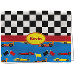 Racing Car Kitchen Towel - Waffle Weave - Full Color Print (Personalized)