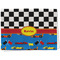 Racing Car Waffle Weave Towel - Full Print Style Image