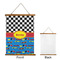 Racing Car Wall Hanging Tapestry - Portrait - APPROVAL