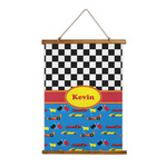 Racing Car Wall Hanging Tapestry - Tall (Personalized)