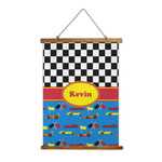 Racing Car Wall Hanging Tapestry - Tall (Personalized)