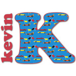 Racing Car Name & Initial Decal - Custom Sized (Personalized)