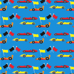 Racing Car Wallpaper & Surface Covering (Water Activated 24"x 24" Sample)