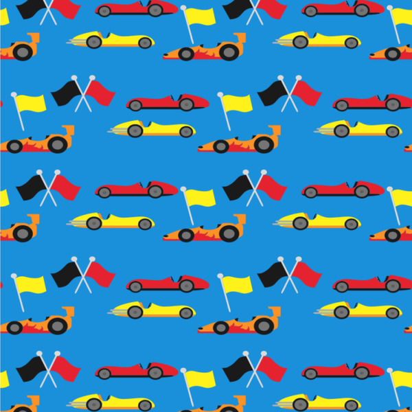 Custom Racing Car Wallpaper & Surface Covering (Water Activated 24"x 24" Sample)