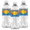 Racing Car Water Bottle Labels - Front View