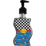 Racing Car Wave Bottle Soap / Lotion Dispenser (Personalized)