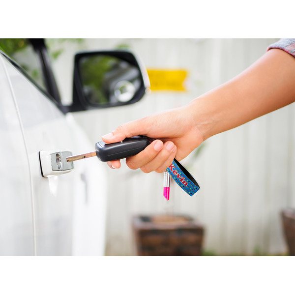 Racing Car Webbing Keychain FOB - LIFESTYLE