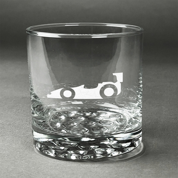 Custom Racing Car Whiskey Glass - Engraved
