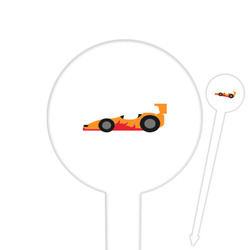 Racing Car Round Plastic Food Picks