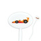 Racing Car Oval Plastic Stir Sticks