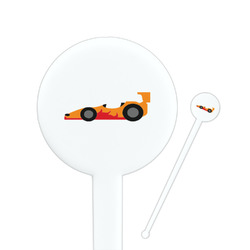 Racing Car Round Plastic Stir Sticks (Personalized)