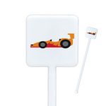 Racing Car Square Plastic Stir Sticks